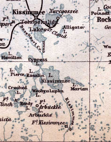 Map of Osceola County, Florida, 1904