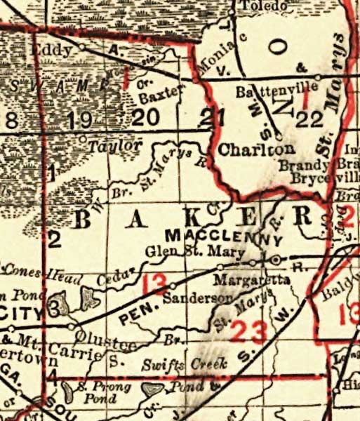 Baker County, 1900