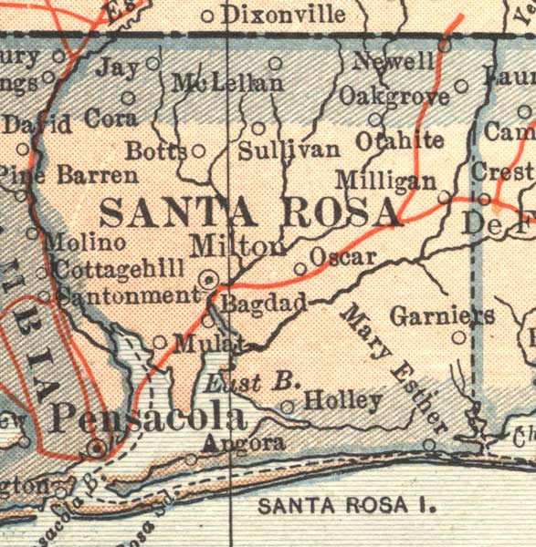 Santa Rosa County, 1914