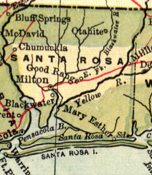 Santa Rosa County, 1907