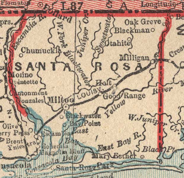 Santa Rosa County, 1893