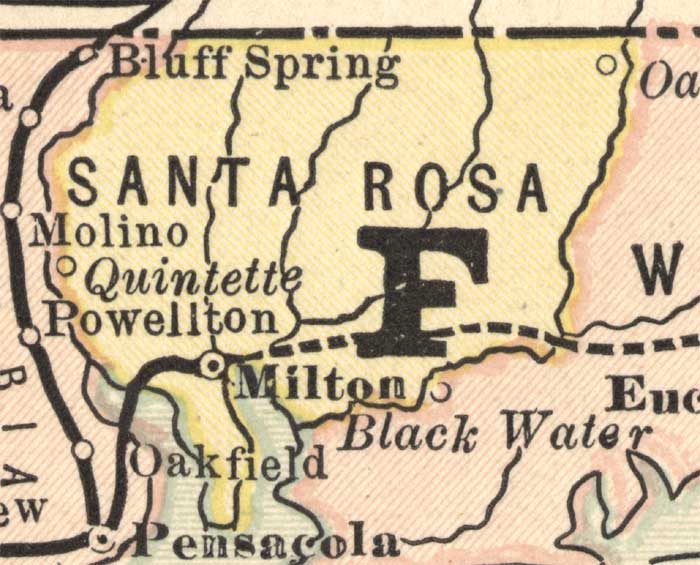 Santa Rosa County 1883