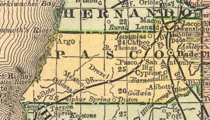 Pasco County, 1892