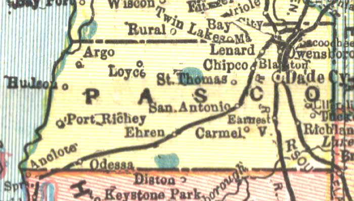 Pasco County, 1904