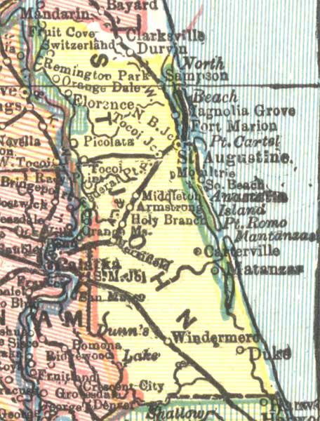 St. Johns County, 1904