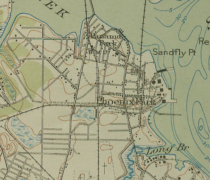Map of Panama Park & Phoenix Park , Florida