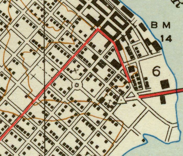 Map of Apalachicola Riverfront, Florida