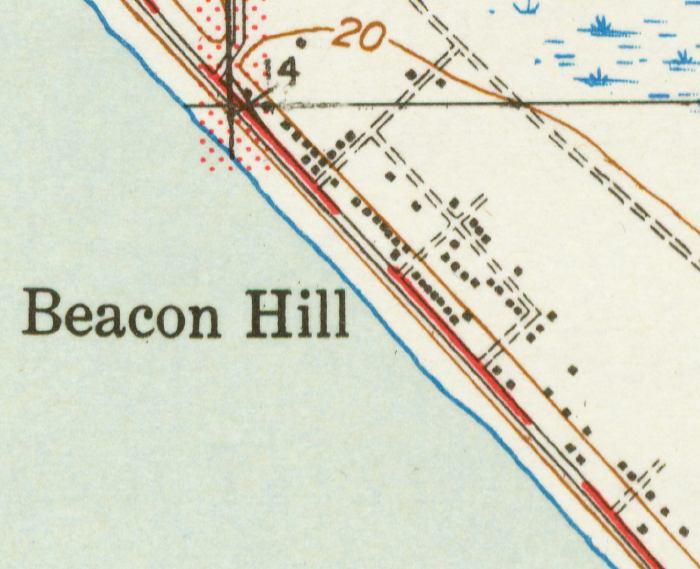 Map of Beacon Hill, Florida