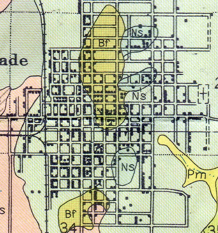 Map of Fort Meade, Florida