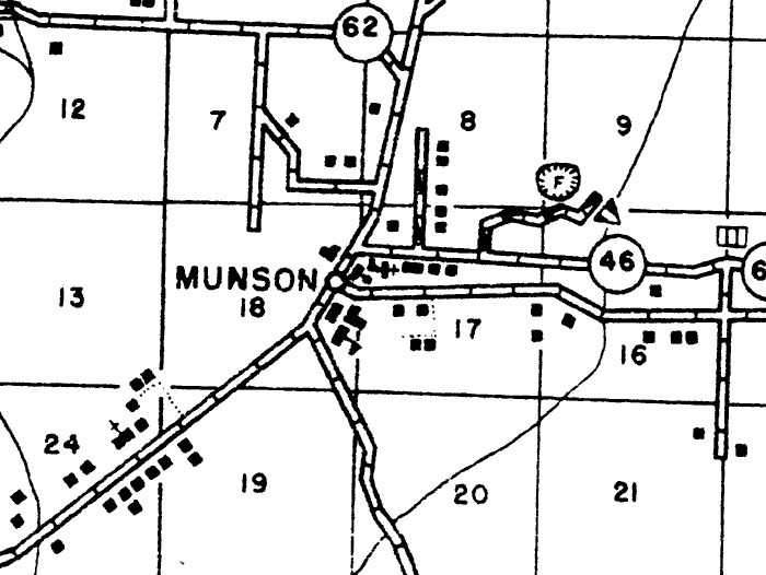 Map of Munson, Florida