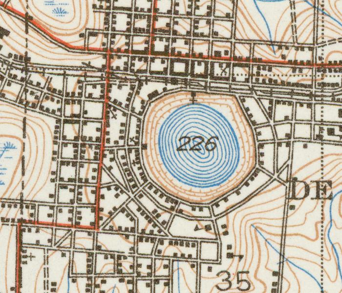 Map of Town, Florida
