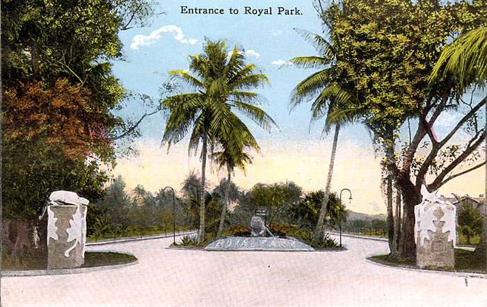 Entrance to Royal Park