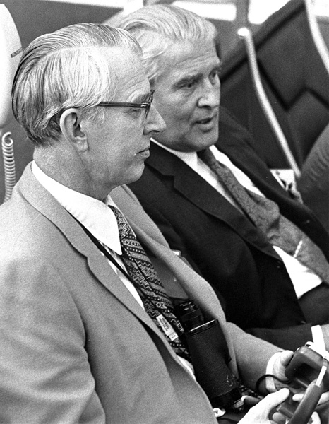 Dr. James C. Fletcher and Dr. Wernher von Braun