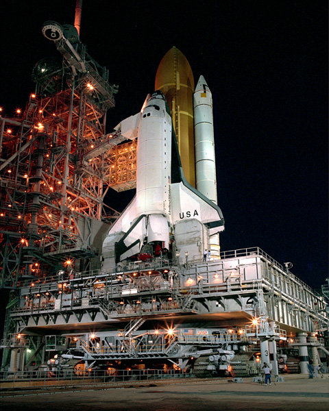 STS-28 Rollout