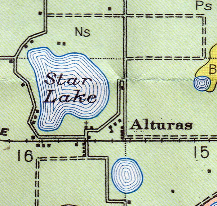 Map of Alturas, Florida