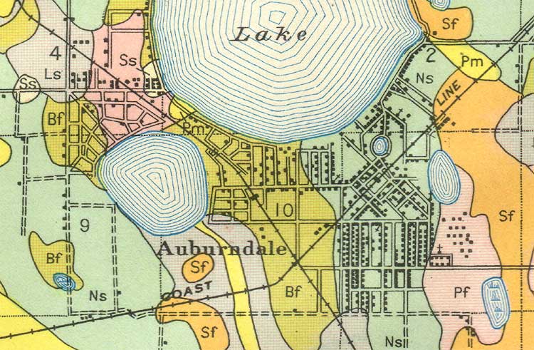 Map of Auburndale, Florida