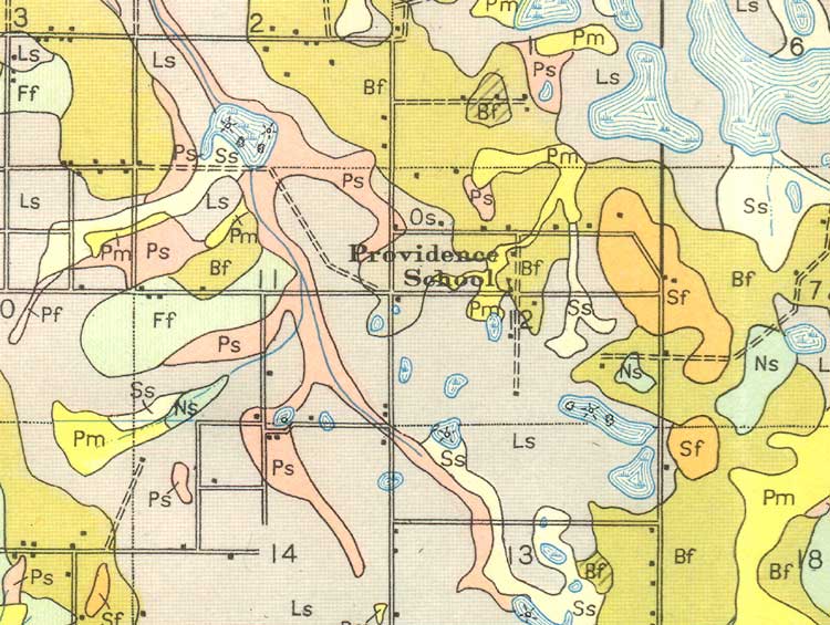 Map of Providence, Florida