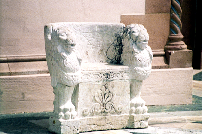Stone seat