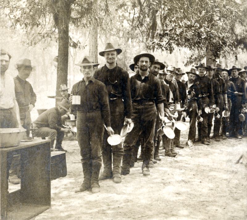 In line for Rations
