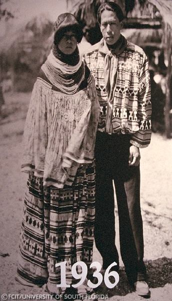 Native American man and woman