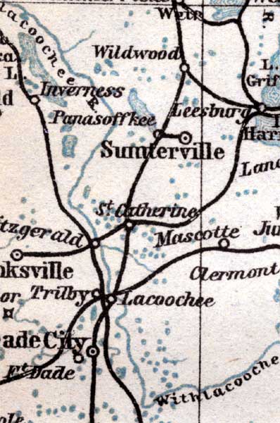 Map of Sumter County, Florida, 1904