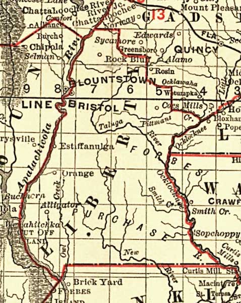 Liberty County, 1900