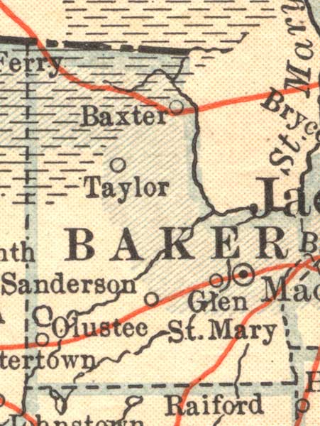Baker County, 1914
