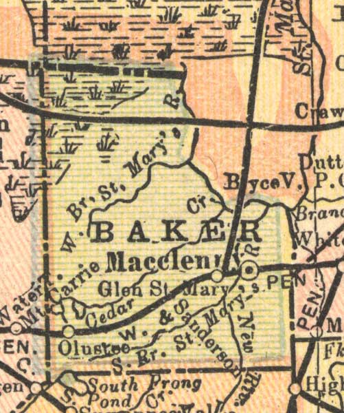 Baker County, 1900