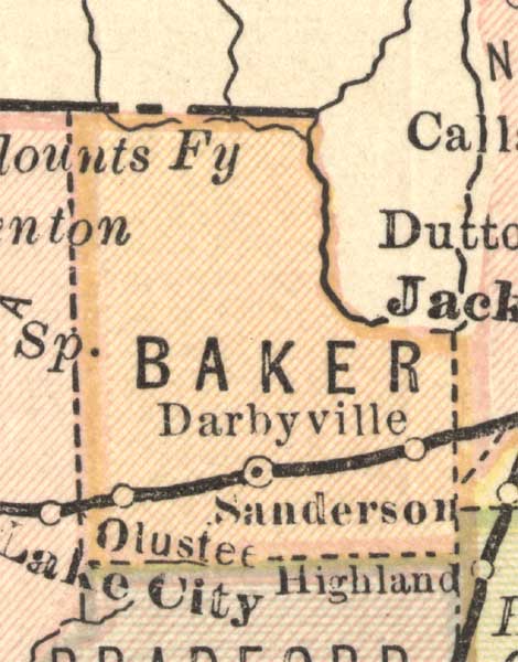 Baker County, 1883
