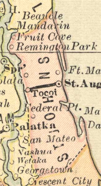 St. Johns County, 1883