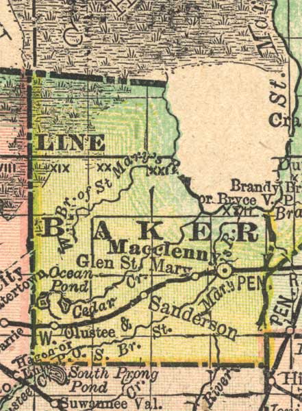 Baker County, 1892