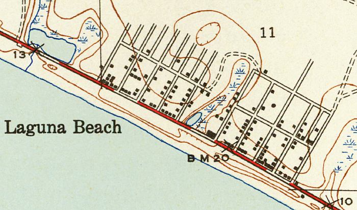 Map of Laguna Beach, Florida