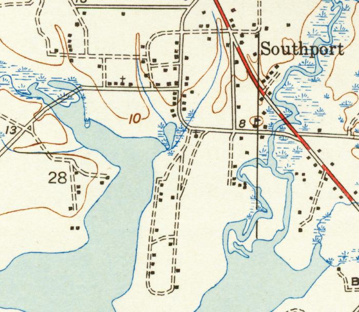 Map of Southport, Florida