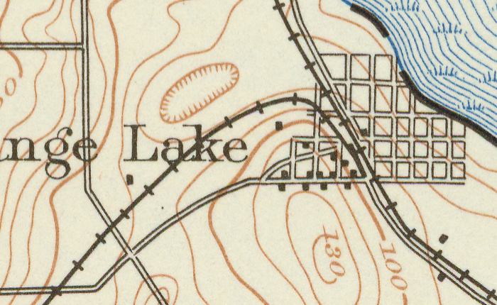 Map of Orange Lake, Florida