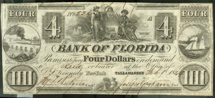 Four dollar bill