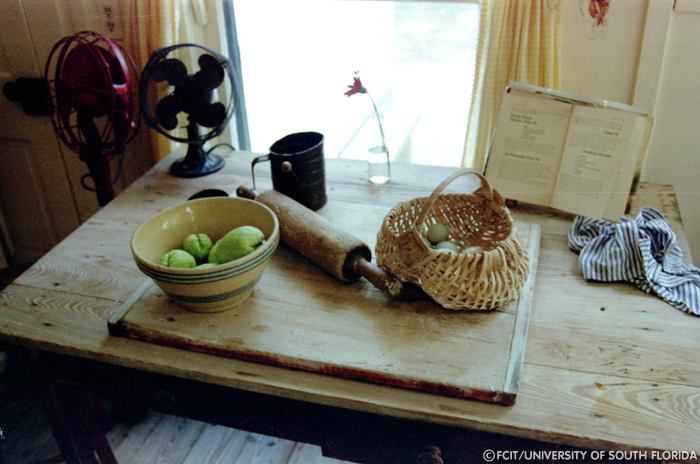 View of a kitchen table