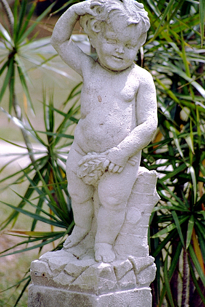 Sculpture of a cherub