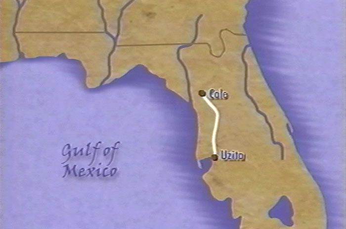Map of Uzita and Cale