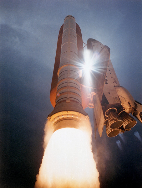 STS-43 launch