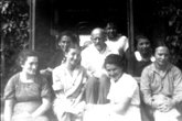 Janusz Korczak with teachers in Goclawek.