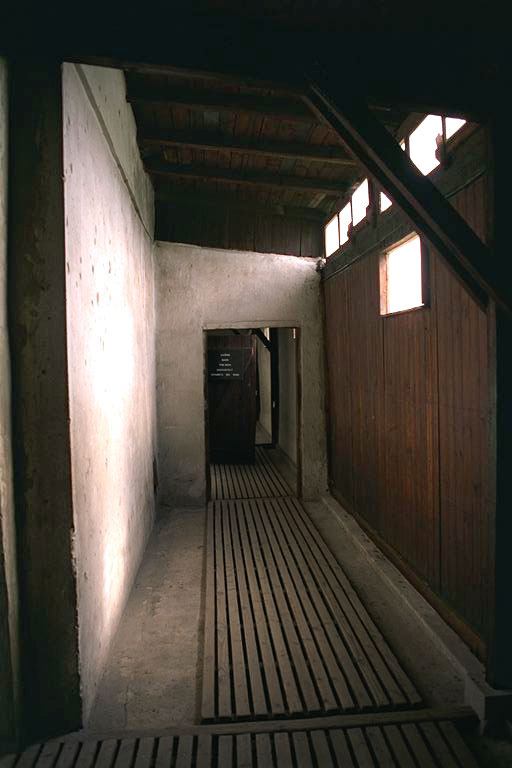 gas chambers during holocaust. the Majdanek gas chamber,