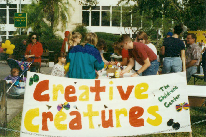 Creative Creatures sign