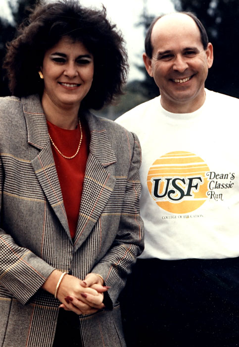 Rebecca Paul and Dr. Hugh Hoffman