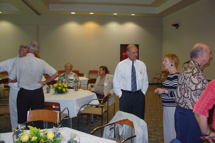retired faculty at a luncheon