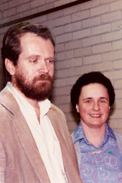 Dr. Jeffrey Kromrey and Judy Trotter