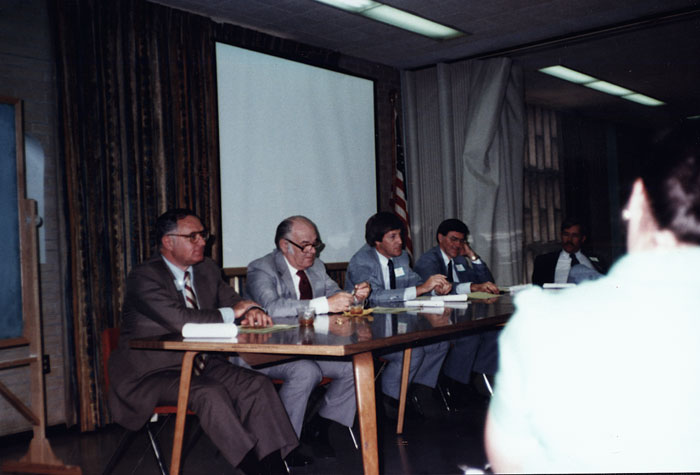 a discussion panel