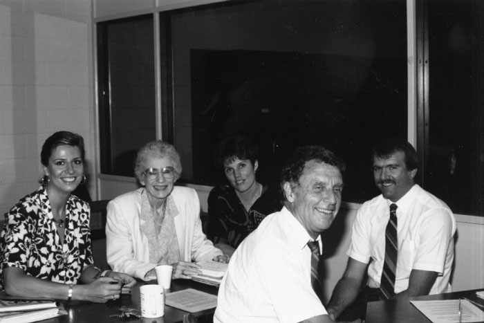 group of faculty