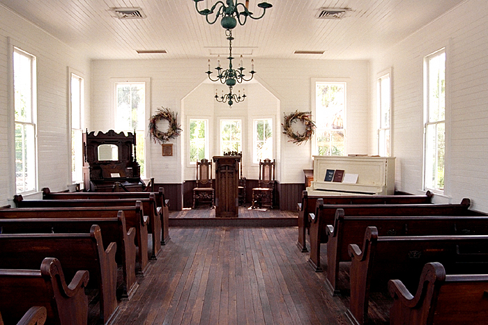 Interior of the church