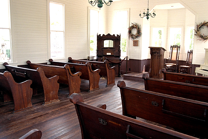Interior of the church
