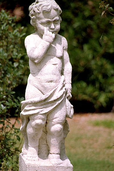 Sculpture of a cherub